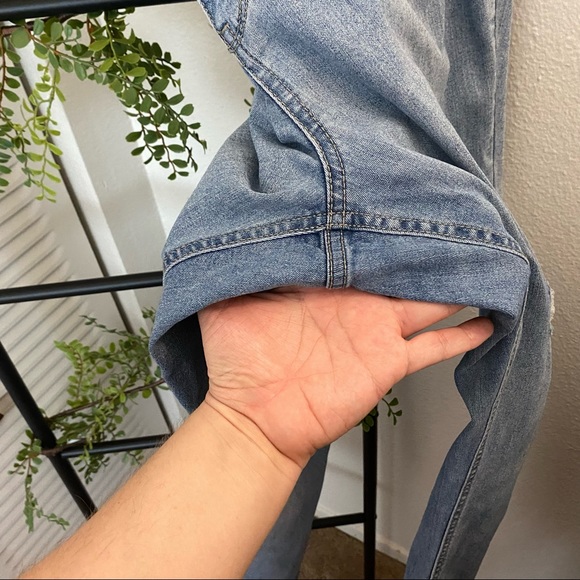 Buffalo David Bitton|14/34|Light Blue Jess Rip mad Repair Mid Rise Jeans - Picture 9 of 11